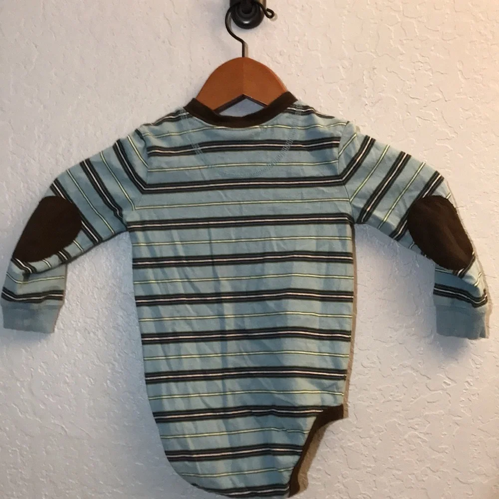 GENUINE KIDS 18M Corduroy Overalls W Long Sleeve Onsie